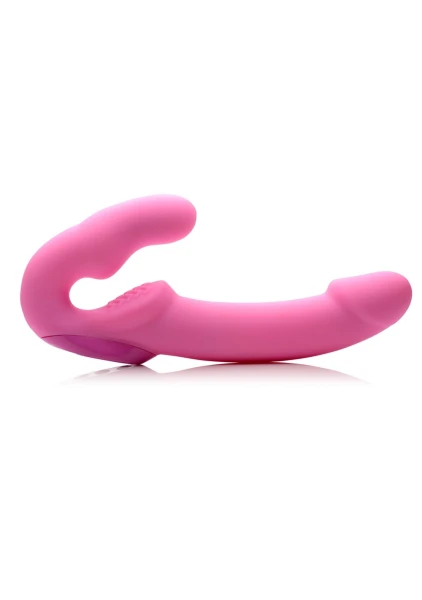 Urge Remote Controlled Vibrating Silicone Strapless Strap-On