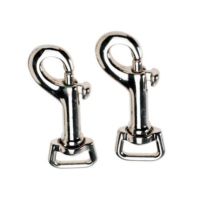 Nickel Swivel Clip Silver