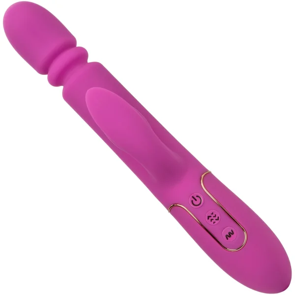 Shameless Slim Player Powerful Silicone Waterproof Rechargeable Rabbit Thruster By CalExotics — image 5 of 14