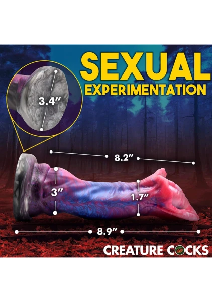 Demogorgon 9" Silicone Suction Cup Dildo By Creature Cocks