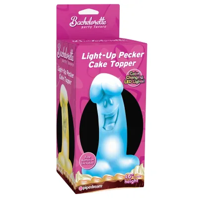 Pipe Dreams Bachelorette Party Favors Light Up Pecker Cake Topper