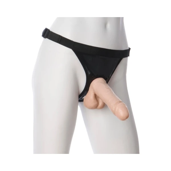 Vac-U-Lock 6" Realistic Dildo - Beige