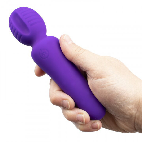 Bondara Groove Purple 10 Function Rechargeable Mini Massage Wand — image 4 of 4