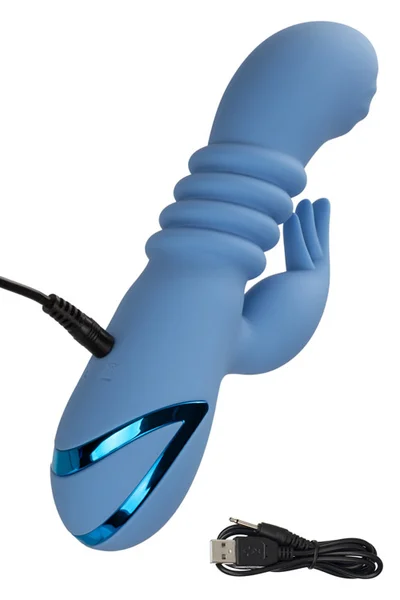 California Exotic 8" Thrusting Silicone G-Spot Rabbit with Flicking Teaser — image 11 of 12