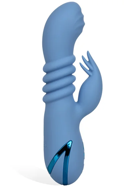 California Exotic 8" Thrusting Silicone G-Spot Rabbit with Flicking Teaser — image 8 of 12