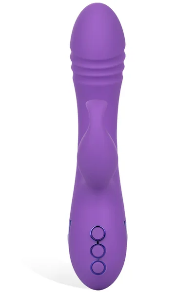 California Exotic 8" Rotating Silicone G-Spot Rabbit with Fluttering Teaser — image 9 of 12