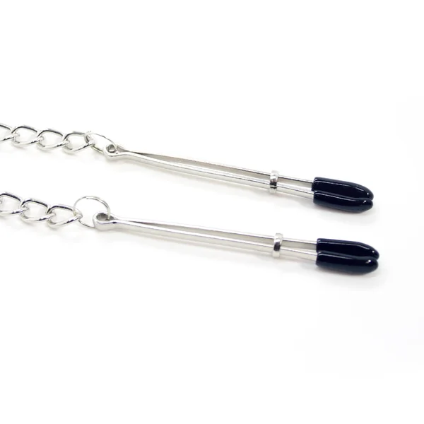 Tweezer Nipple Clamps with Metal Chain — image 13 of 14