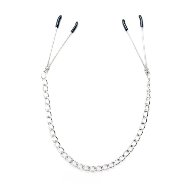 Tweezer Nipple Clamps with Metal Chain — image 11 of 14