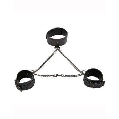 S M Shadow Sparkle Collar Cuffs