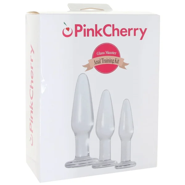 PinkCherry Glass Masster Anal Training Kit