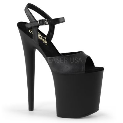 8 inch Heel Ankle Strap Platform Sandal