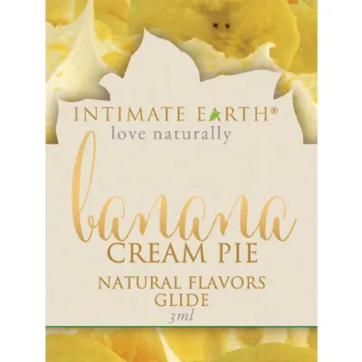 Intimate Earth Natural Flavours Glide Foil Banana Cream Pie 3ml