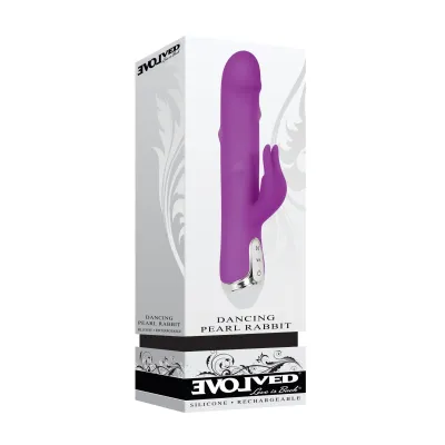 Dancing Pearl Rabbit Vibrator Purple