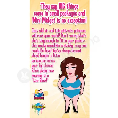 Travel size Mini Midget Inflatable Love Doll