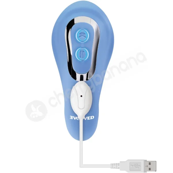 Evolved Tap & Thrust Curved Dual Vibrator With Tapping & Thrusting