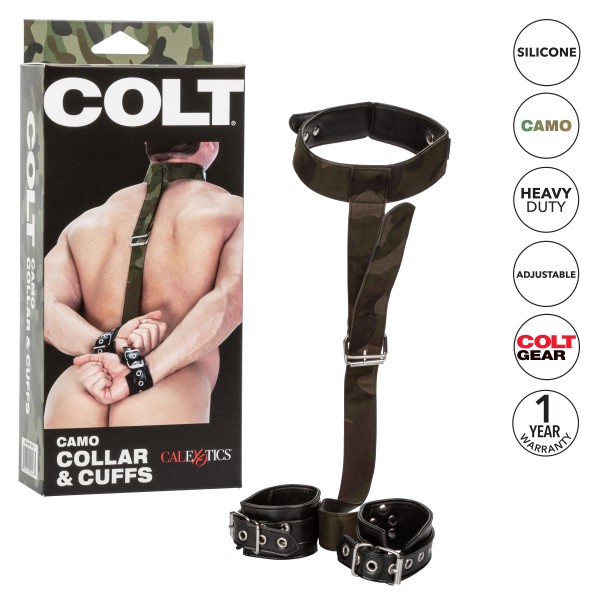 Camo Collar and Cuffs