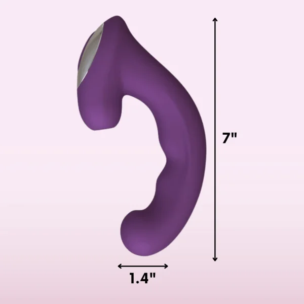 Double Love Climaxer G-Spot Vibe & Clit Sucker
