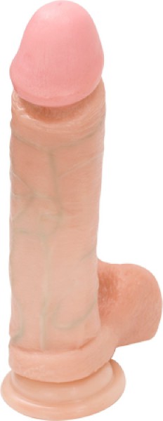 Cock 8" With Removable Vac-U-Lock Suction Cup (Vanilla)
