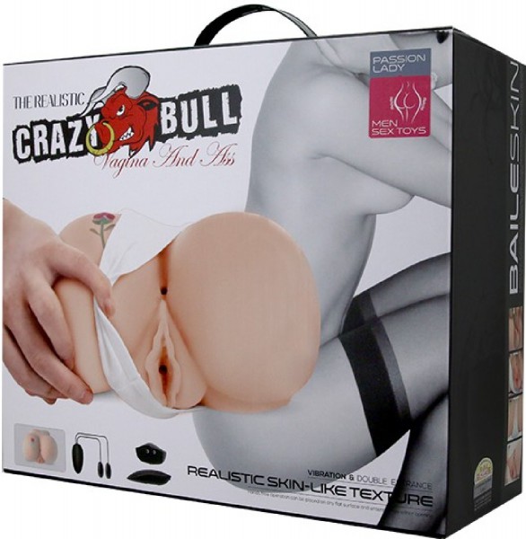 Rose Vagina And Anal Stimulator (Flesh)