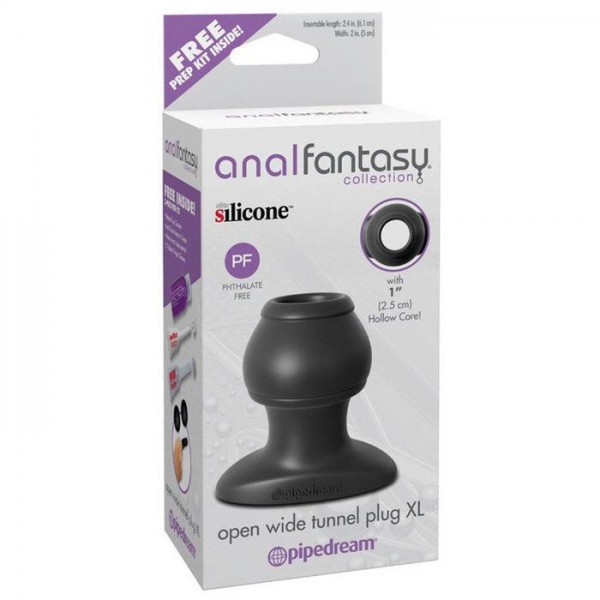 Anal Fantasy Open Wide Silicone Tunnel Plug — image 5 of 6