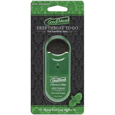 Doc Johnson GoodHead To Go 8211 Deep Throat Spray 8211 Mystical Mint