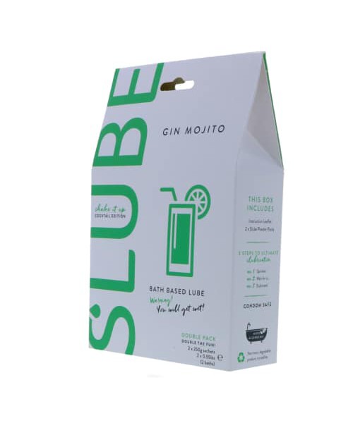 Slube Gin Mojito Water Based Bath Gel 500g