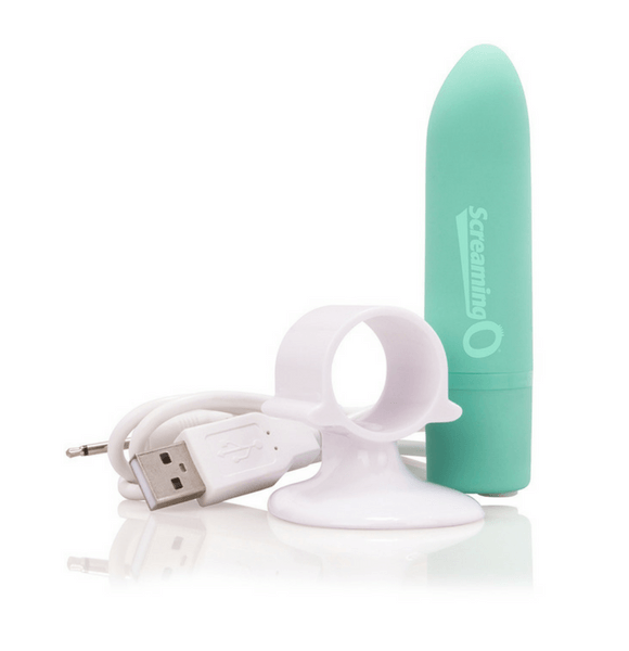 Charged Positive Rechargeable Waterproof Ergonomic Bullet Vibrator by Screaming O — image 4 of 9