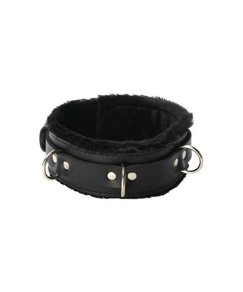 Strict Leather Premium Fur Lined Locking Collar - XL