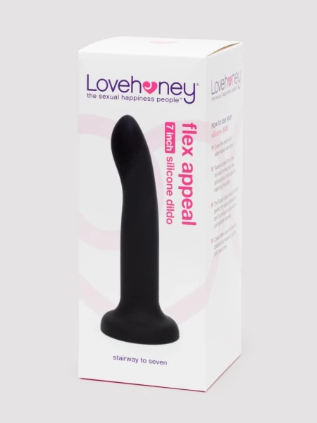 Lovehoney Flex Appeal Liquid Silicone Suction Cup Dildo 7-Inch