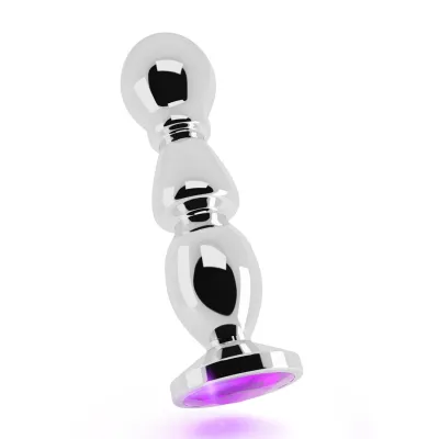 Rich R2 Silver Plug 4 8 Inch Purple Sapphire