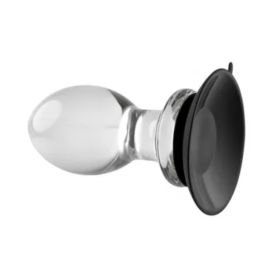 Butt Plugs Gender X Crystal Ball Suction Cup Anal Plug Clear