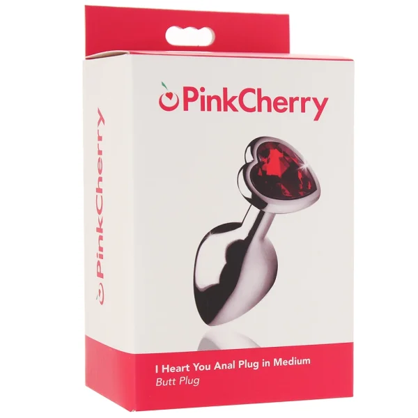 PinkCherry I Heart You Anal Plug