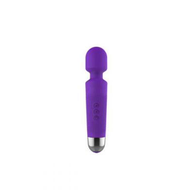 Mini Halo Wireless Wand Vibrator Purple