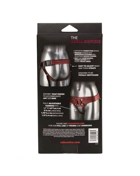 The Regal Empress Premium Reinforced Harness - Red