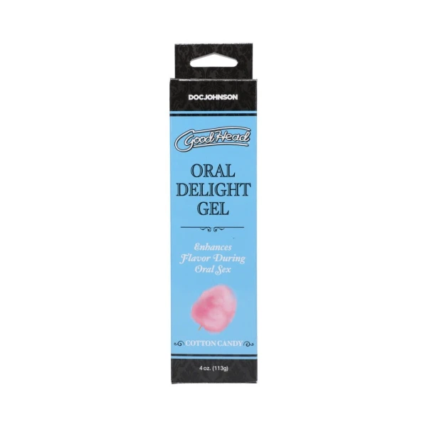 Goodhead Oral Delight Gel Cotton Candy Tube 4 fluid ounces