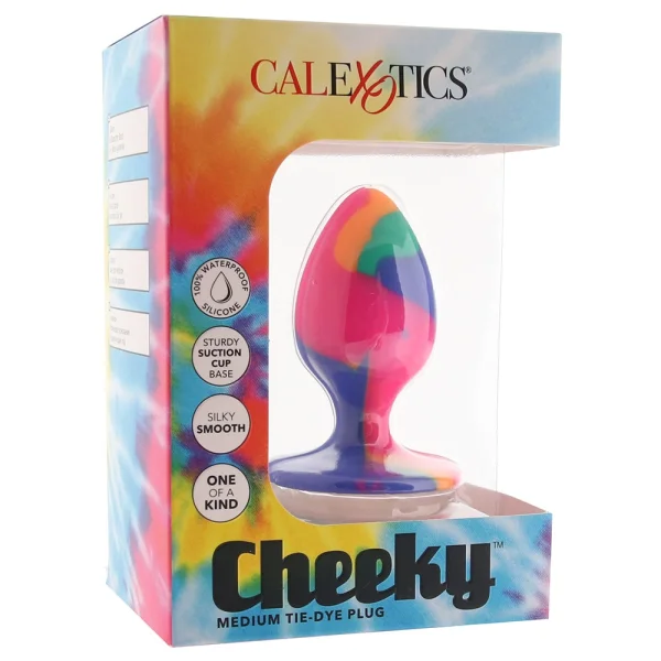 Cheeky Medium Tie Dye Butt Plug