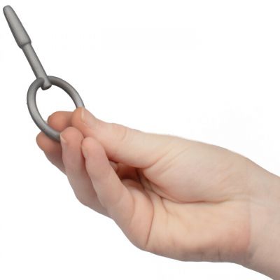 Bondara Mini Dummy Penis Stretcher Plug With Through Hole 6cm