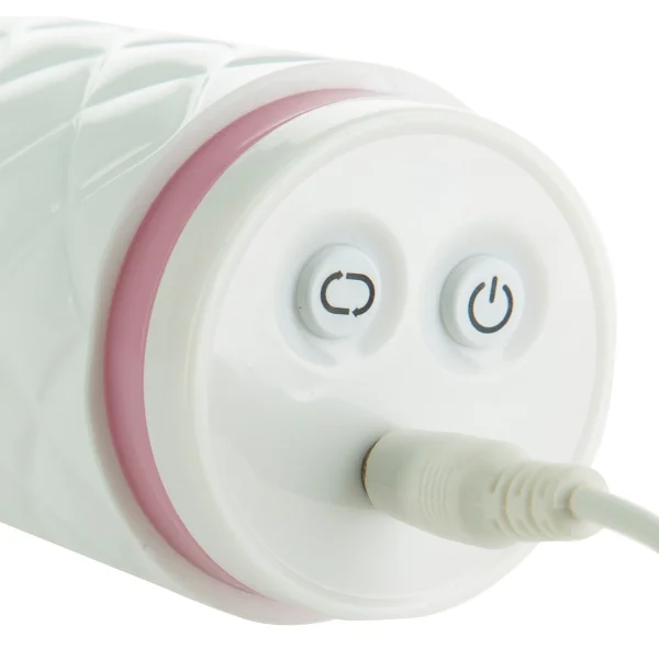 Pillow Talk Feisty Silicone Waterproof Rechargeable Thrusting Vibrator - Pink