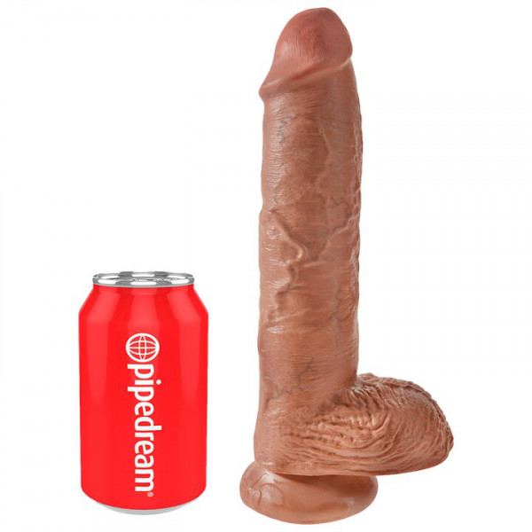 Pipedream King Cock Mid Tone Ballsy Dildo - 7, 9 or 10 Inch — image 4 of 10