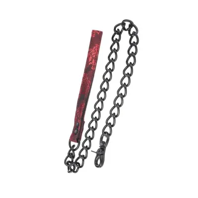 Scandal Leash Black Red