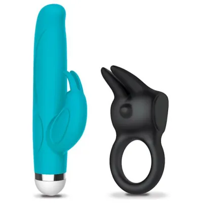 Trc Mini Rabbit And C ring Set Black blue