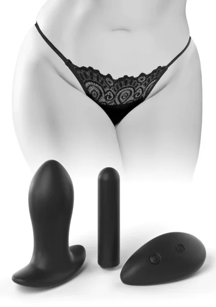 Pipedream Products Hookup Panties Remote Lace Peek-a-Boo