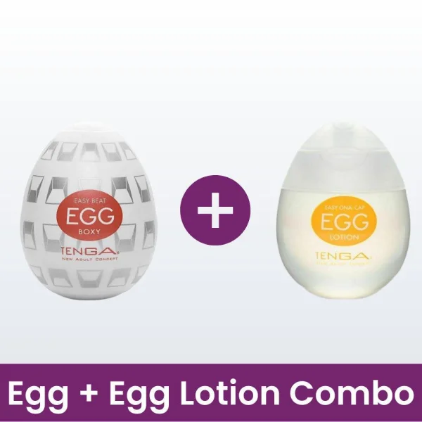 Tenga Egg &#39;Boxy&#39; - Penis Masturbator