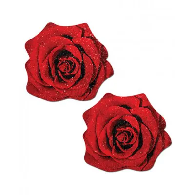 Pastease Glitter Velvet Blooming Rose Red O S