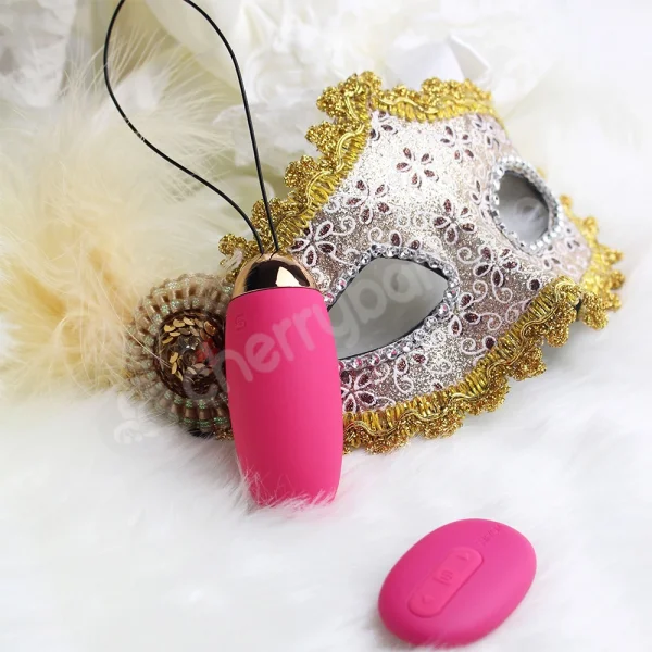 Svakom Elva Red Silicone Vibrating Bullet Egg With Remote Control