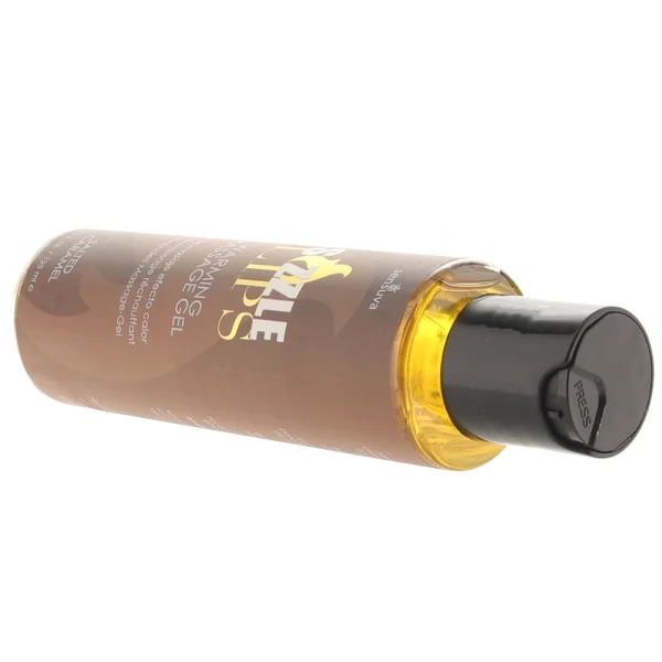Sizzle Lips Warming Edible Gel - Salted Caramel - 4.2 Fl. Oz. - 125 ml