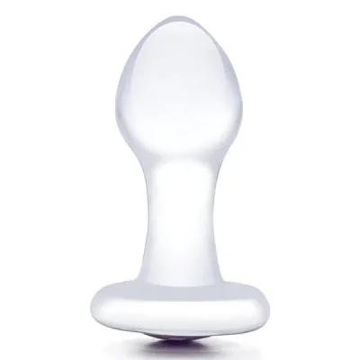 Glas 3 5 inch Bling Glass Butt Plug