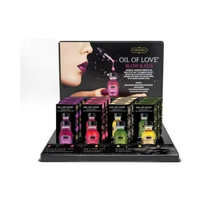 Kama Sutra Oil Of Love Display with Testers 12 Count 75 oz Bottles