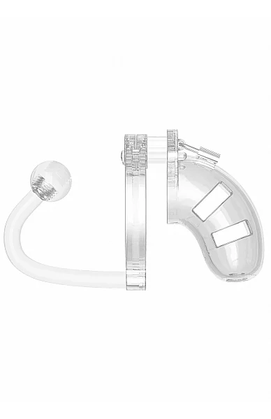 3.5" Chastity Cage + Plug