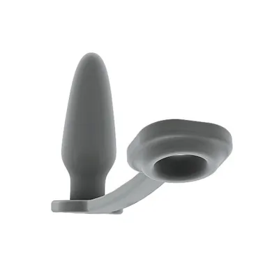 No1 Butt Plug With Cockring Grey